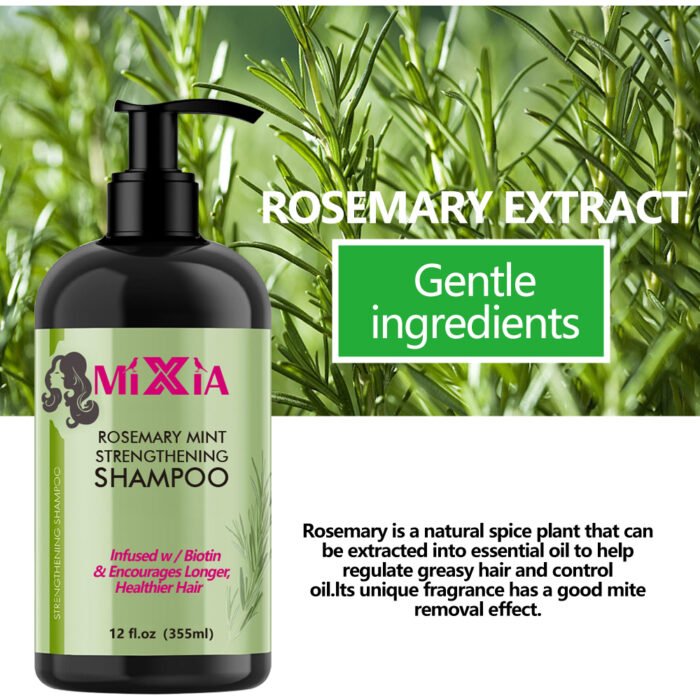 MIXIA shampoo conditioner rosemary mint powerful shampoo set Manufacturer wholesale OEM Private Label - Image 5