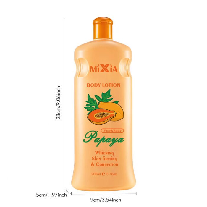 MIXIA Papaya Deep Moisturizing Anti Dark Spots Nourishment Cream for Dry Skin Paraben Free EOS Body Lotion Manufacturer Wholesale OEM Private Label - Image 3